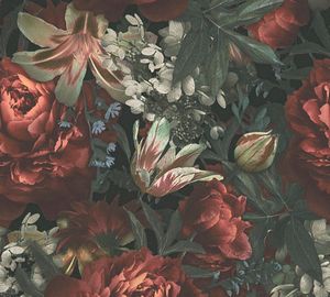Vliestapete 38509-1 Pint Walls Floral Pfingstros creme Vliestapete 38509-1 Pint Walls Floral Pfingstros creme