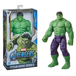 Hasbro E7475 Marvel Avengers Titan Hero Series Blast Gear Deluxe Hulk ActionFigur, 30 cm Spielzeug, inspiriert von Marvel Comics, für Kinder ab 4 Jahren