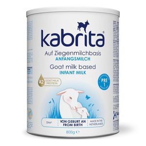 Kabrita Ziegenmilch Pre Nahrung Anfangsmilch 0-6 Monate 800g