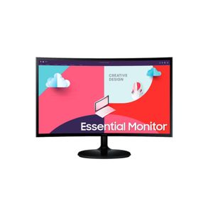 Monitor Essential S36C, Schwarz, 24 Zoll, Full-HD, Curved, VA, 75 Hz, 4 ms