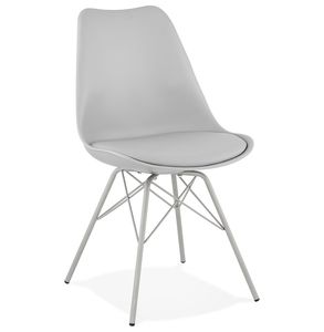 Kokoon designová židle FABRIK 45x55x83 cm, plast / polymer, šedá, 7,5 kg