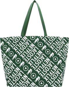LACOSTE Shopper Schultertasche Netflix Shopping Bag Vert 132 Blanc grün LACOSTE Shopper Schultertasche Netflix Shopping Bag Vert 132 Blanc grün