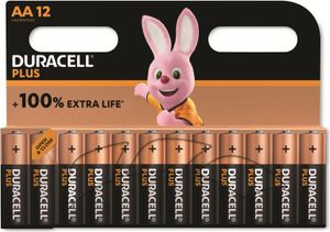 Duracell MN1500 Plus Mignon baterie 1,5 V blistr po 12 kusech