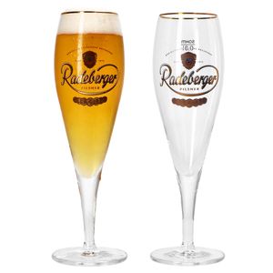 Van Well 2x Radeberger Pilsener Biergläser 0,3L geeicht Pilstulpe Bierpokal Beer