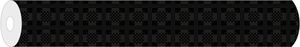 Sovie HORECA Papier-Tischdeckenrolle Damast in Schwarz aus Papier 100 cm x 25 m, 1 Stück