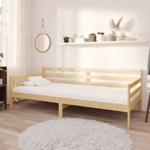 Prolenta Premium  Tagesbett mit Matratze 90x200 cm Kiefer Massivholz