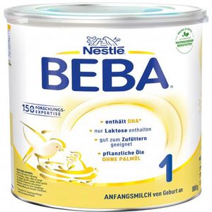 Nestlé BEBA 1, Säugling Milch, Babynahrung, Anfangsmilch, Von Geburt an, Dose, 800 g, 12473246