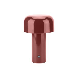 Luxus - Tischlampe Touch - Luna - Bordeaux Rot - H20 x Ø10