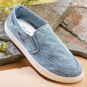 Herren-Slipper, blau, Größe:44