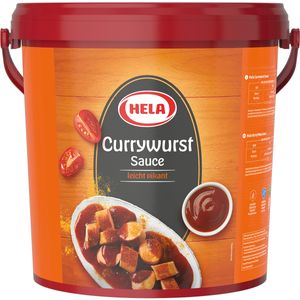 Hela Currywurst Sauce leicht pikante Würzsauce für Currywust 10000ml