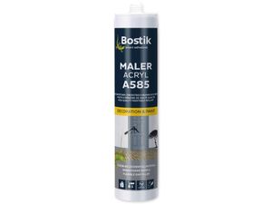 Bostik A585 Maler Acryl 300ml Kartusche 1K Fugen Acryl Dichtstoff Grau