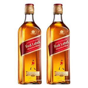 Johnnie Walker Red Label, 2er, Blended Scotch Whisky, Alkohol, Alkoholgetränk, Flasche, 40%, 1 L, 684559