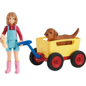 Schleich Farm World Bollerwagen Ausflug  42543