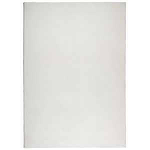 vidaXL Teppich IZA Kurzflor Skandinavischer Look Creme 120x170 cm