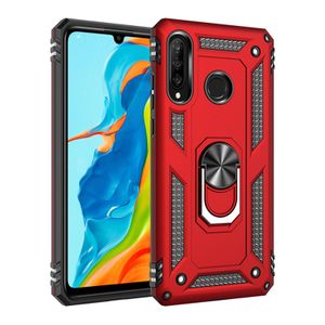 Outdoor Hülle für Huawei P30 Lite Handy Panzer Case Cover Schutzhülle Farbe: Rot