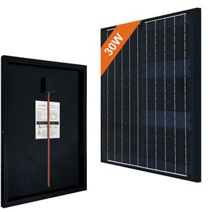 12V Solarmodul 30W Solarpanel Solarzelle Photovoltaik Solar (0% MwSt.*)