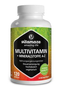 Vitamaze Multivitamin hochdosiert - 120 Kapseln