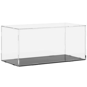 vidaXL Vitrine Transparent 24x12x11 cm Acryl