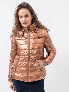 Guess kurtka bomber jacket - W2BL26 WEWC0 - Złoty- Rozmiar: M(EU)