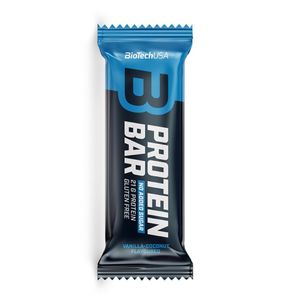 BioTech USA Protein Bar 70 g Vanille-Kokosnuss / Riegel, Cookies & Brownies / Proteinriegel mit hohem Proteingehalt, Süßungsmitteln und ohne Zuckerzusatz