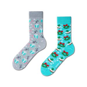 WEIHNACHTEN Herrensocken "Magisches Weihnachtsfest", Größe 41-46, bunte Socken mit lustigem Muster