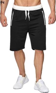 Herren-Strandhose, lässige große Baumwoll-Shorts, Fünf-Punkt-Sporthose