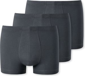 Schiesser Herren  3PACK Shorts dunkelgrau Pack (Mehrfach) Gr. XL