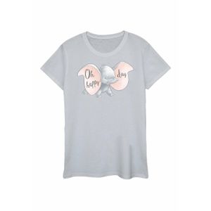Disney - "Dumbo Happy Day" T-Shirt für Damen BI51190 (XXL) (Grau)