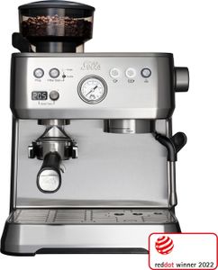 Solis Siebträger Kaffeemaschine 54 mm Siebhalter Milchaufschäumer Bohnenmahlwerk