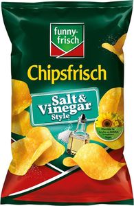 funny frisch Chipsfrisch Salt und Vinegar britischer Geschmack 150g funny frisch Chipsfrisch Salt und Vinegar britischer Geschmack 150g
