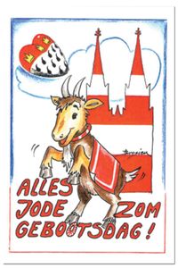 Geburtstagskarte Köln Alles Jode zom Gebootsdag Dom Geißbock Grußkarte Karte