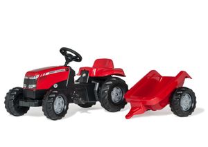 rolly toys Kid Trettraktor mit Anhänger MF, Maße: 134x47x52 cm; 01 230 5