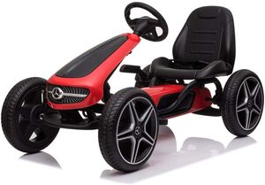 Kinder Go Kart Volare Mini 10 Zoll Kinder Racing Car Tretfahrzeug Rennauto rot 
