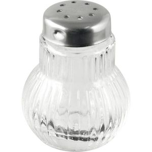 FACKELMANN »Mini« Pfeffer-/Salzstreuer Glas mit Edelstahl-Kappe