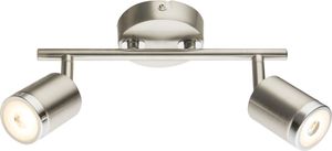 Globo 2er LED Spot Comore nickel 25 x 9 cm warmweiß