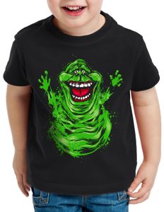 style3 Slimer T-Shirt für Kinder geisterjäger gespenst, Größe:128