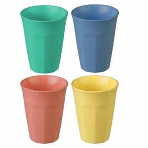 koziol 4055271, Set, 0,3 l, Blau, Koralle, Grün, Gelb, Tasse, Universal, 4 Stück(e)