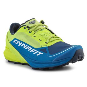 DYNAFIT Ultra 50 GTX Herren Trekking-Laufschuhe mit Ortholite und Pomoca Sohle Sport-Schuhe Sneaker mit GORE-TEX Membran 64068 5722 Blau/Grün, Größe:43