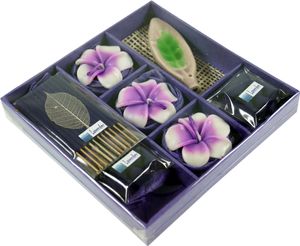Räucher & Duftset aus Thailand `Lavendel`, Violett, 3*17*17 cm, Räucherstäbchen & Sets aus Thailand