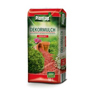 Plantop Dekor-Mulch ziegelrot 10-40mm 50 Liter