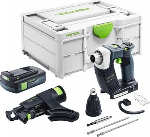 Festool DURADRIVE DWC 18-4500 Basic Akku Bauschrauber 18 V 14 Nm Brushless + 1x Akku 3,0 Ah + Systainer - ohne Ladegerät