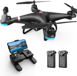 Holy Stone HS110G GPS Drohne mit 1080P 110° Kamera, Benutzerdefinierter Flugweg, Follow Me Funktion