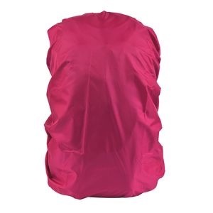 Regenschutz für Rucksäcke Schulranzen, wasserdichte Regenhülle Rucksack Cover regenüberzug für Camping Wandern Backpack (Rosenrot)