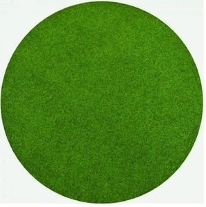 Rasenteppich Kunstrasen mit Noppen (1.150 g/m²) rund, Farbe:Grün, Größe:400 cm rund