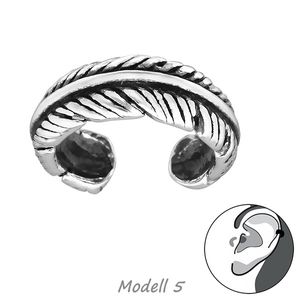 Ohrklemme Silber 925: Ear Cuff Ohrring ohne Loch Modell 5