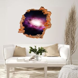 3D-Wandsticker Galaxie im Weltall, Sterne, Weltraum - Wandtattoo M1262 – Design 02 / extra groß