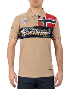Geographical Norway Herren T-Shirt bakidney Men Beige XXL