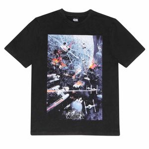 Star Wars - "Space War" T-Shirt für Herren/Damen Uni HE1623 (XXL) (Schwarz)