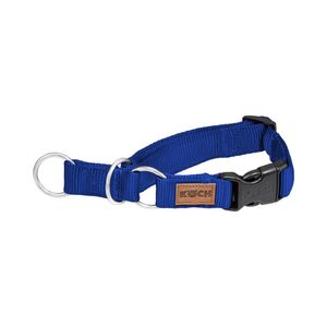 Koch PREMIUM Zugstopp-Halsband gepolstert M 25 mm breit, Halsumfang 35 - 45 cm, Royal Blau