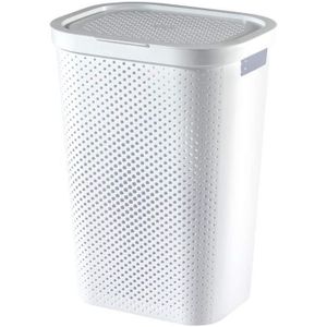 CURVER Wäschekasten aus recyceltem Kunststoff - 60 l - weiß